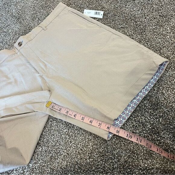 TailorByrd CONTRAST TRIM TEXTURED DOBBY
SHORTS NEW khaki Size 40 - Picture 16 of 16